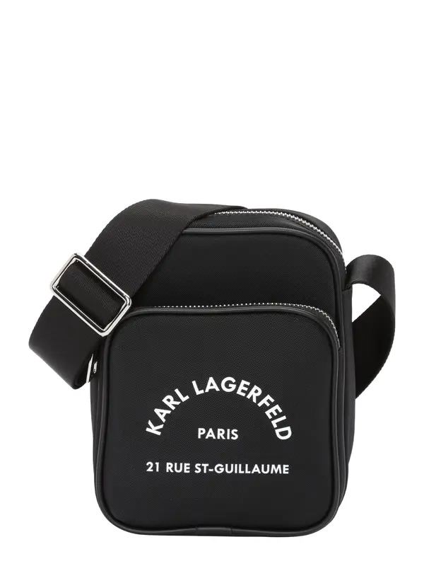 Karl Lagerfeld Karl Lagerfeld Torba za čez ramo 'Rue St-Guillaume'  črna / bela