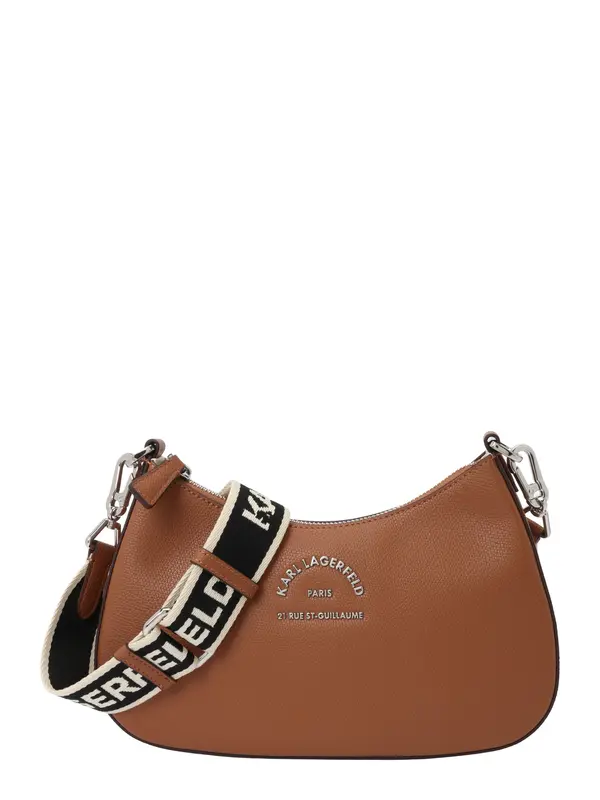 Karl Lagerfeld Karl Lagerfeld Torba za čez ramo 'Rue ST-Guillaume'  umbra / črna / bela