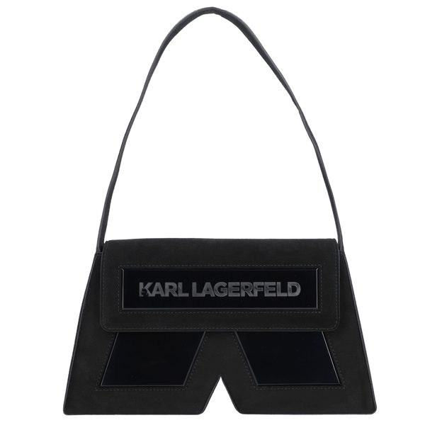 Karl Lagerfeld Karl Lagerfeld Torba za čez ramo  temno siva / črna