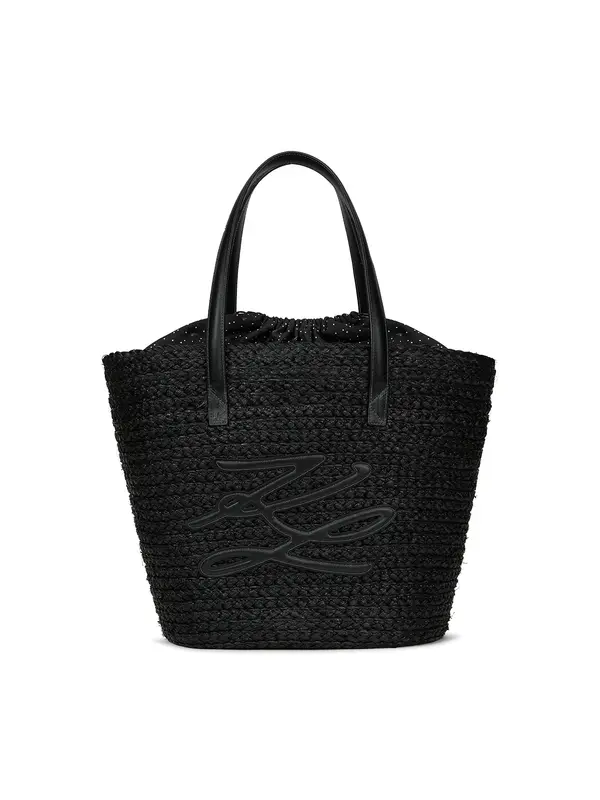 Karl Lagerfeld Karl Lagerfeld Torba za na plažo  črna