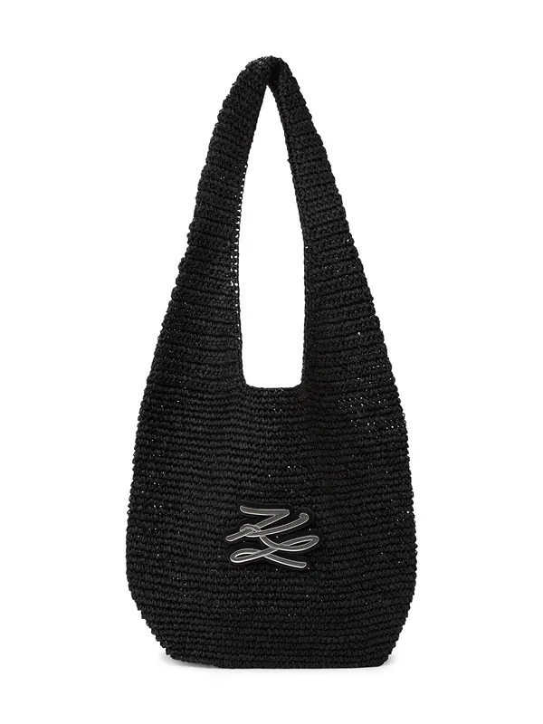 Karl Lagerfeld Karl Lagerfeld Torba za na plažo  črna