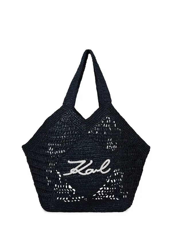 Karl Lagerfeld Karl Lagerfeld Torba za na plažo  temno modra / bela