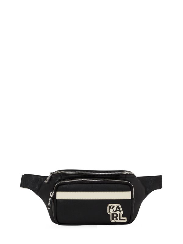 Karl Lagerfeld Karl Lagerfeld Torbica za okrog pasu 'Athleisure'  črna / bela