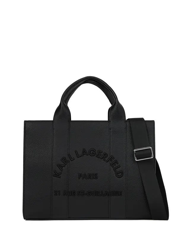 Karl Lagerfeld Karl Lagerfeld Vrečasta torba ' Rue St-Guillaume Mittelgroße Tote Bag '  črna