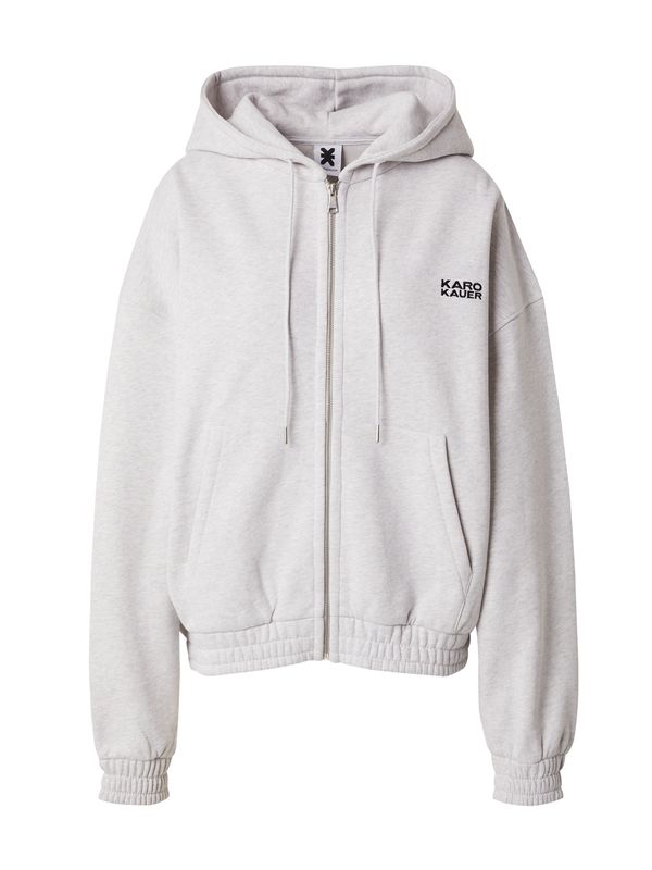 Karo Kauer Karo Kauer Jopa na zadrgo  pegasto siva