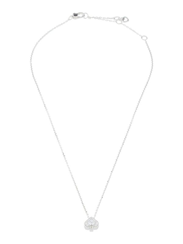 Kate Spade Kate Spade Verižica  srebrna / transparentna