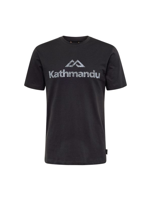 Kathmandu Kathmandu Funkcionalna majica  siva / črna