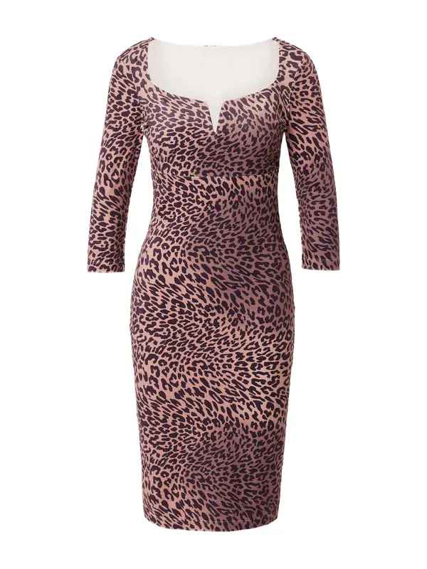 Katy Perry exclusive for ABOUT YOU Katy Perry exclusive for ABOUT YOU Obleka 'Flora'  bež / rjava / črna