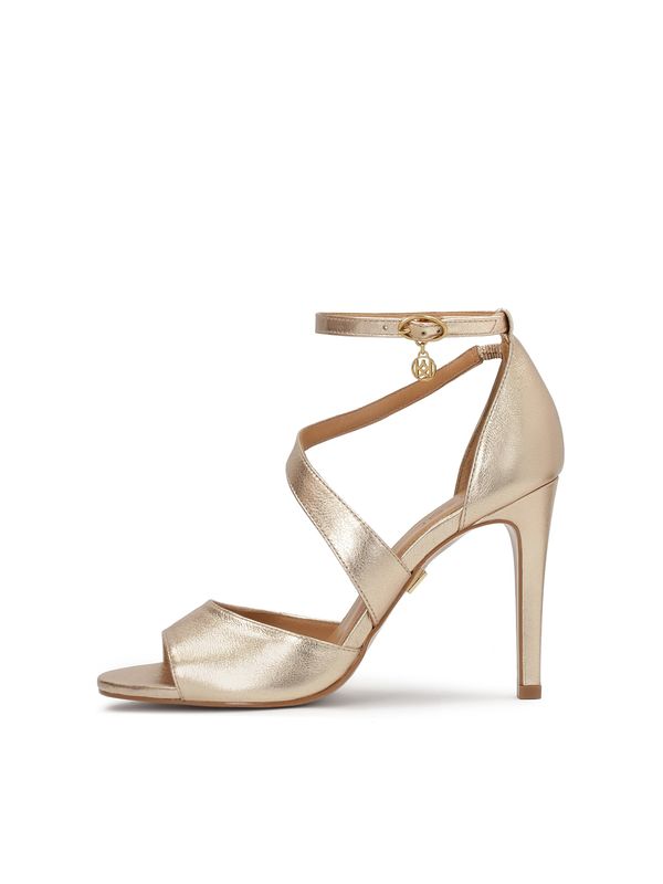 Kazar Kazar Čevlji s peto  zlata