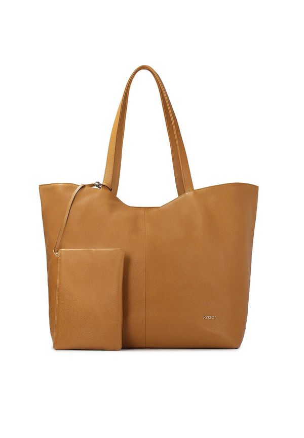 Kazar Kazar Nakupovalna torba  svetlo rjava