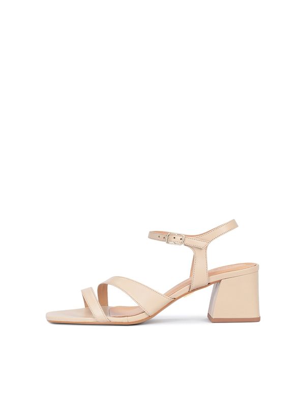 Kazar Kazar Sandali s paščki  bež