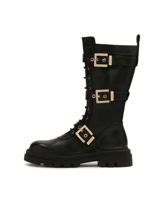 Kazar Kazar Škornji z vezalkami  črna