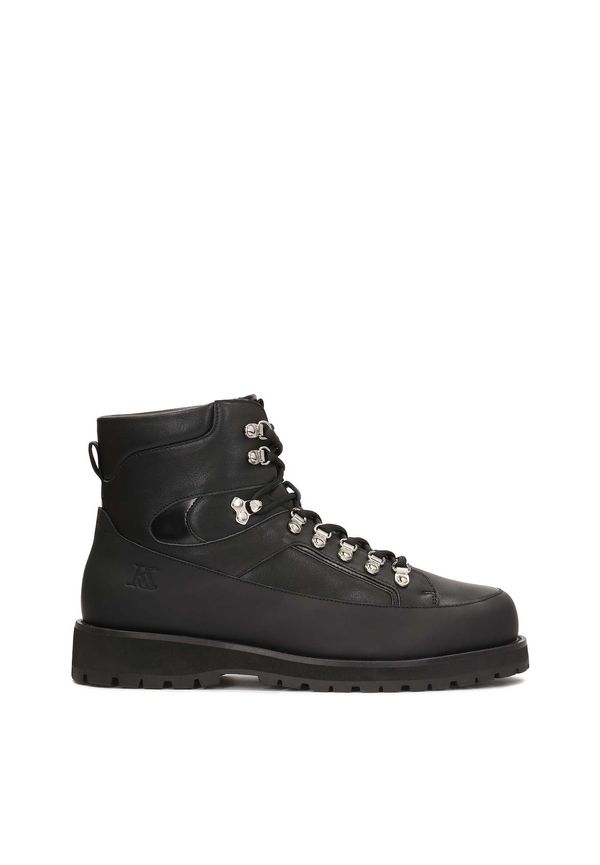 Kazar Studio Kazar Studio Gležnarji z vezalkami  črna