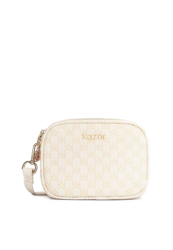 Kazar Kazar Torba za čez ramo  svetlo bež / off-bela