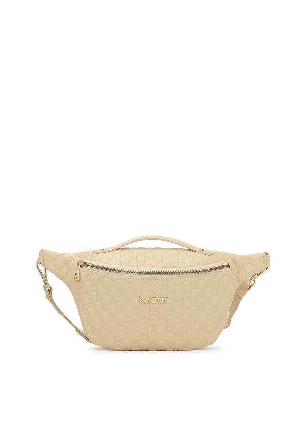 Kazar Kazar Torbica za okrog pasu  temno bež