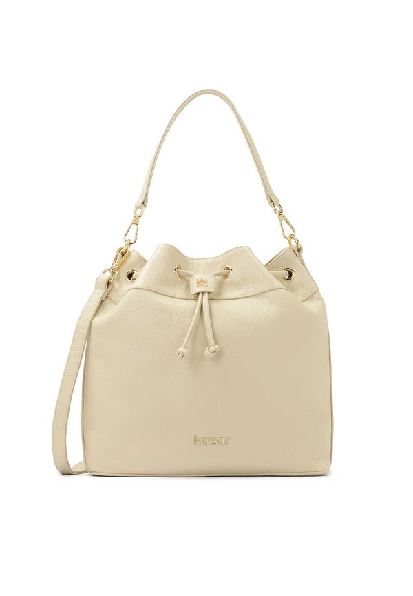 Kazar Kazar Vrečasta torba  kremna