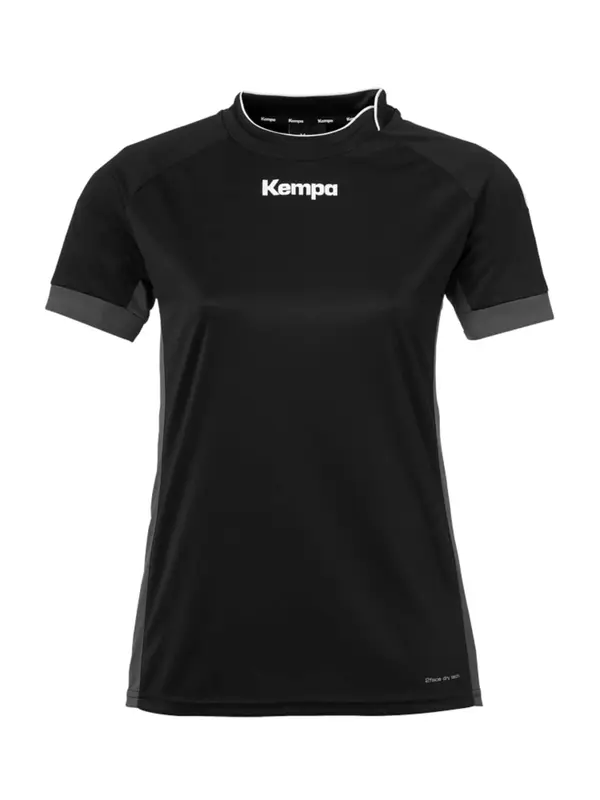 KEMPA KEMPA Funkcionalna majica 'Prime'  temno siva / črna / bela