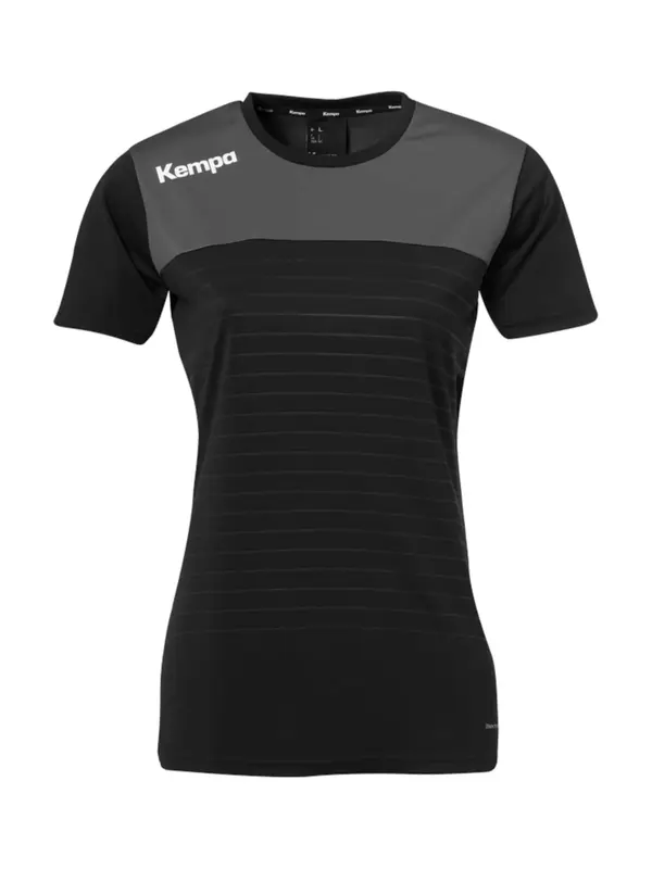 KEMPA KEMPA Funkcionalna majica  siva / črna / bela