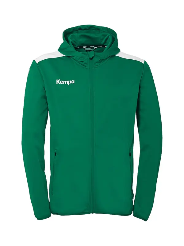 KEMPA KEMPA Športna jopa na zadrgo 'Emotion 27'  zelena / bela