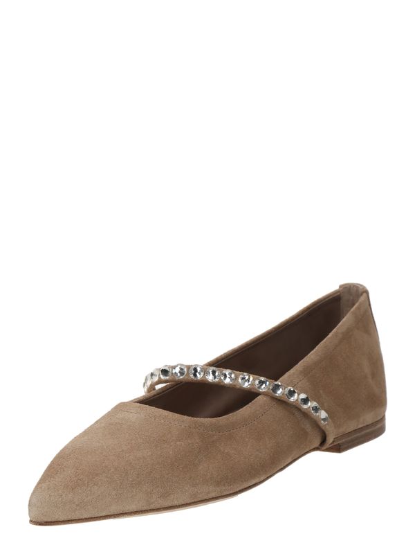 Kennel & Schmenger Kennel & Schmenger Odprte balerinke 'Greta'  svetlo rjava