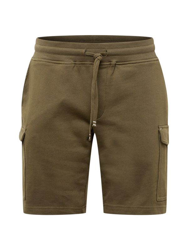 Key Largo Key Largo Kargo hlače 'Destiny'  oliva / bela