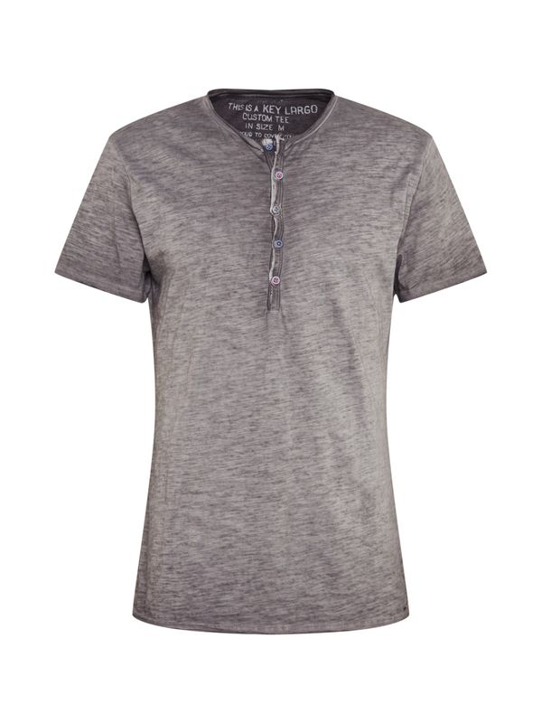 Key Largo Key Largo Majica 'Lemonade'  temno siva