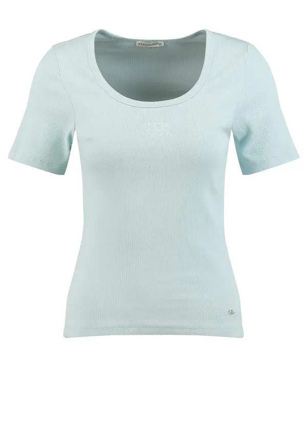 Key Largo Key Largo Majica 'Mega Cool'  pastelno modra