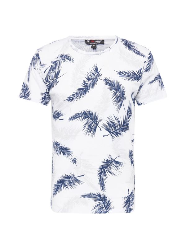 Key Largo Key Largo Majica 'SOUTH BEACH'  marine / bela