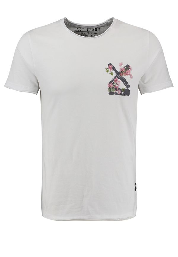 Key Largo Key Largo Majica 'SUMMER SPLASH'  mešane barve / bela