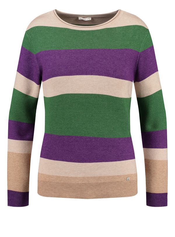 Key Largo Key Largo Pulover 'WKN CLEAR'  bež / zelena / lila