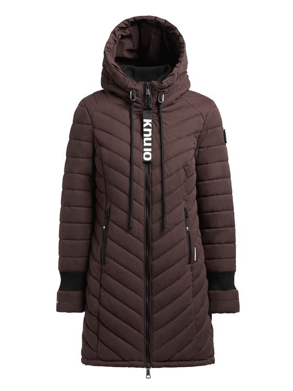 khujo khujo Zimska jakna 'Nita2'  temno rjava / črna / bela