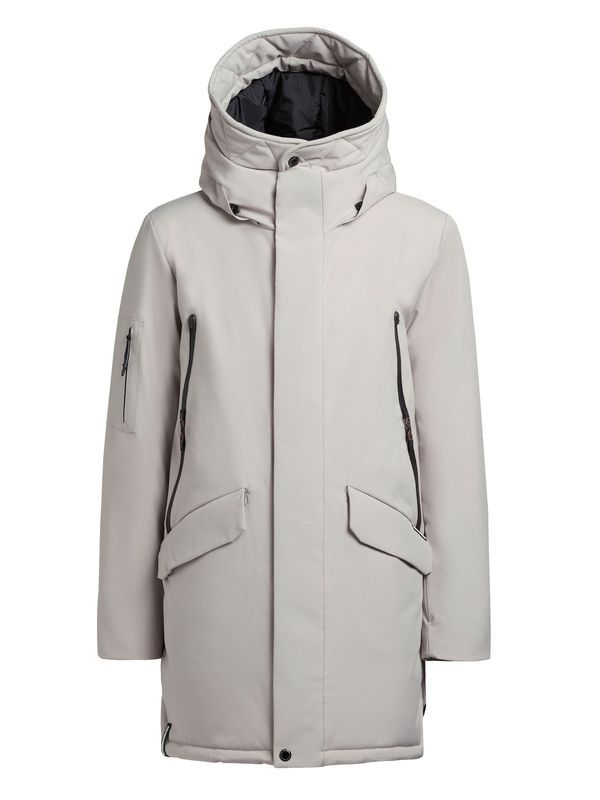 khujo khujo Zimski plašč 'CARL2'  svetlo siva