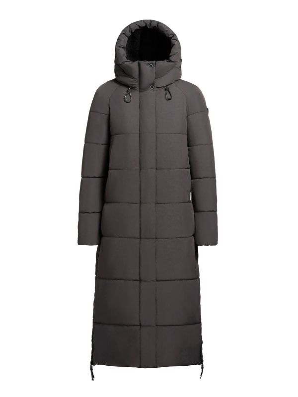 khujo khujo Zimski plašč ' LAMBA '  temno siva
