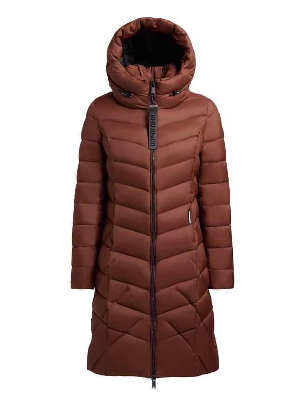 khujo khujo Zimski plašč 'Odana2'  kostanj rjava