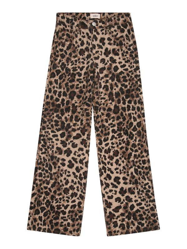 KIDS ONLY KIDS ONLY Hlače 'KOGGIANNA-MADISON'  rjava / temno siva / črna