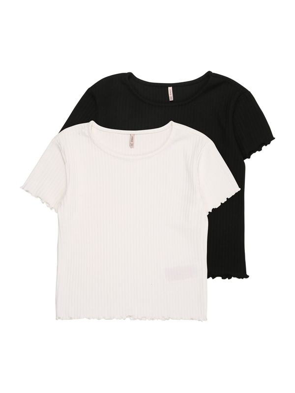 KIDS ONLY KIDS ONLY Majica  črna / bela