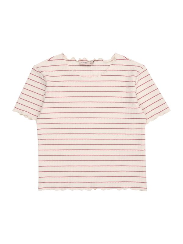 KIDS ONLY KIDS ONLY Majica 'KOGANITS'  roza / volneno bela