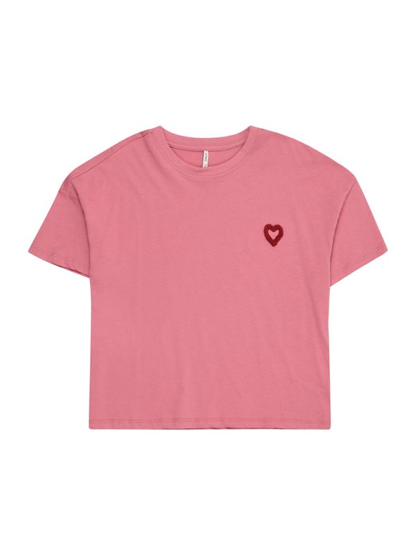 KIDS ONLY KIDS ONLY Majica 'KOGANNA'  pitaja / temno rdeča