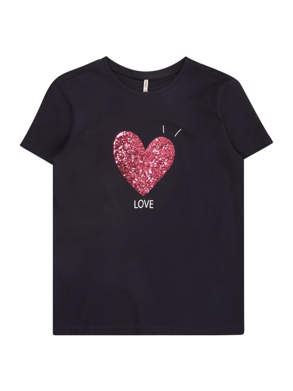 KIDS ONLY KIDS ONLY Majica 'KOGCANDY'  nočno modra / pitaja / bela