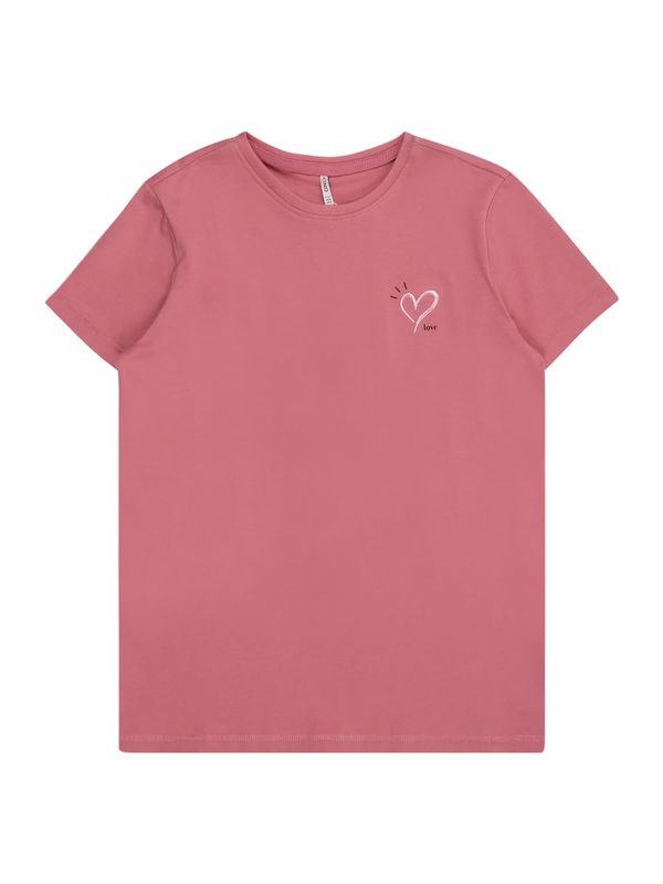 KIDS ONLY KIDS ONLY Majica 'KOGCANDY'  rosé / črna