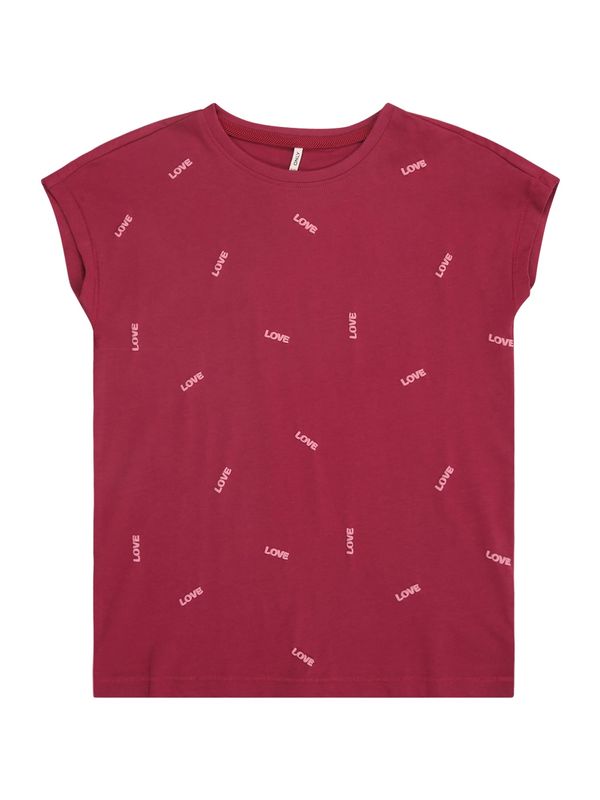 KIDS ONLY KIDS ONLY Majica 'KOGSWET'  jagoda / roza