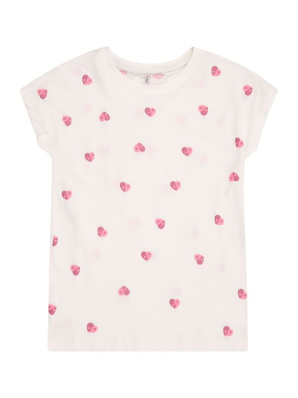 KIDS ONLY KIDS ONLY Majica 'KOGSWET'  pitaja / svetlo roza / bela