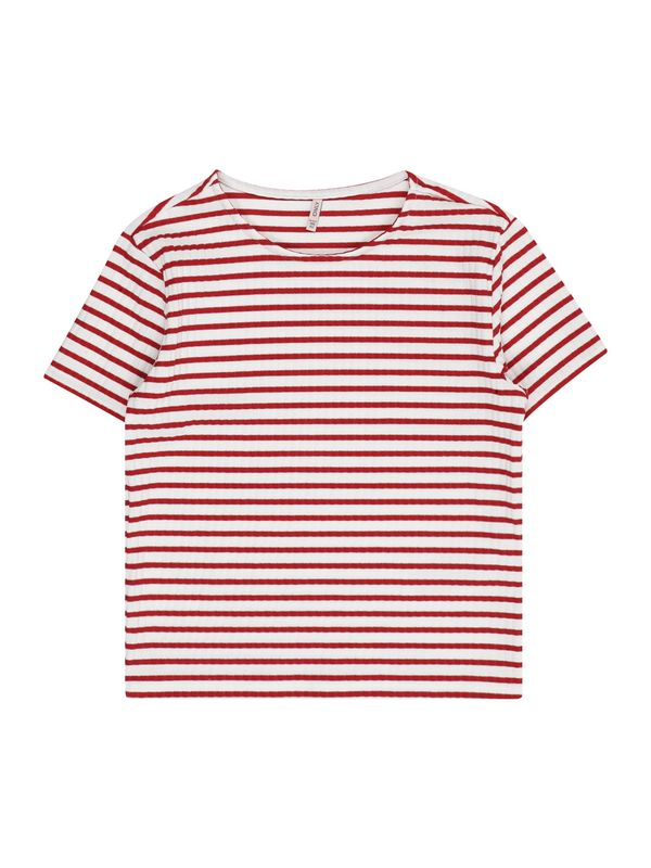 KIDS ONLY KIDS ONLY Majica  temno rdeča / bela