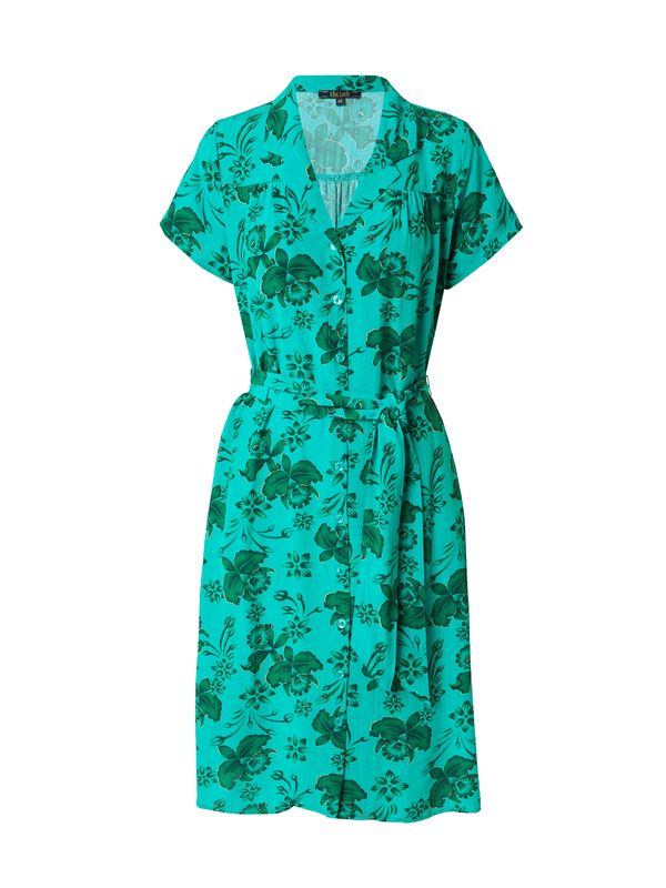 King Louie King Louie Dolga srajca 'Coralie'  turkizna / temno zelena