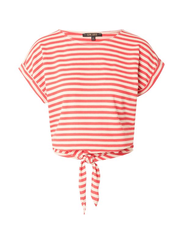 King Louie King Louie Majica 'Aria'  rdeča / bela