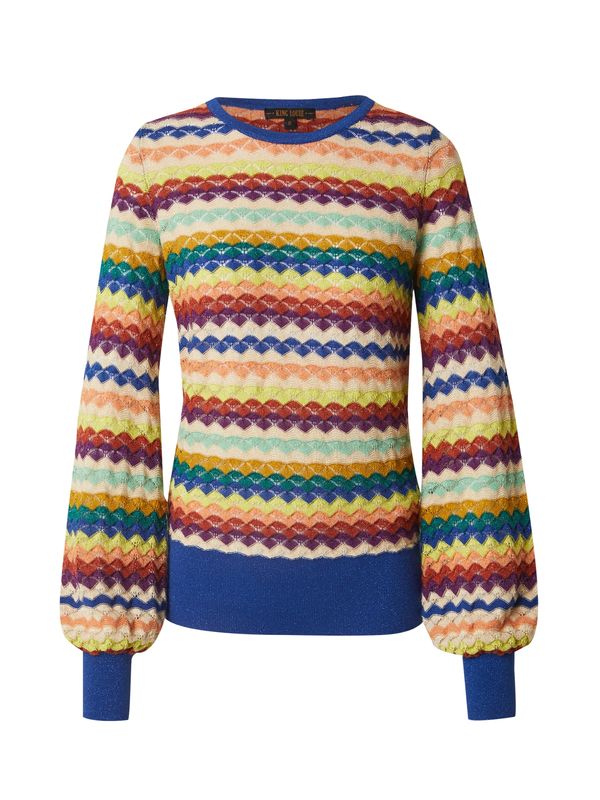King Louie King Louie Pulover  kremna / modra / rumena / lila