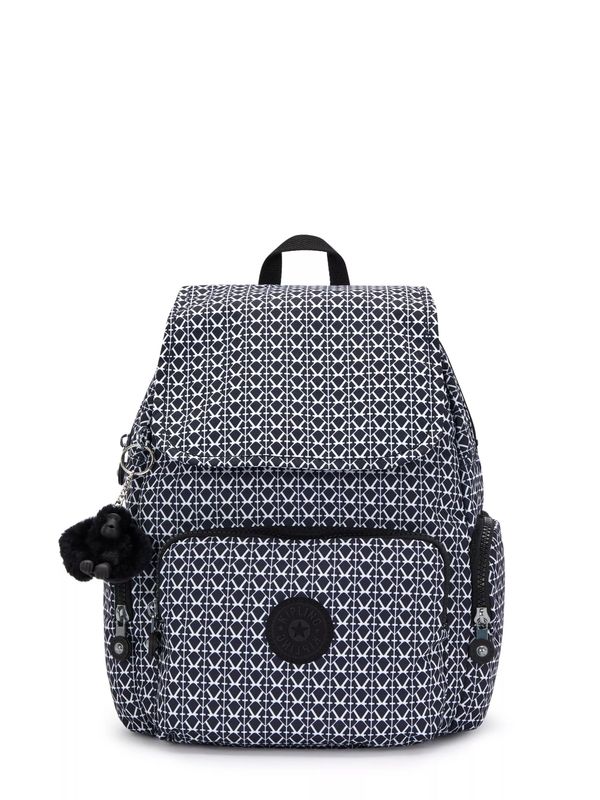 KIPLING KIPLING Nahrbtnik 'CITY ZIP'  črna / bela