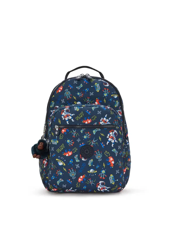 KIPLING KIPLING Nahrbtnik 'Seoul Lap'  mornarska / kraljevo modra / temno rumena / svetlo siva