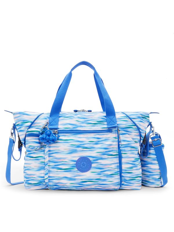 KIPLING KIPLING Potovalna torba  modra / bela