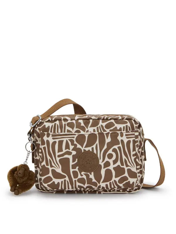 KIPLING KIPLING Torba za čez ramo 'Abanu M'  rjava / bela